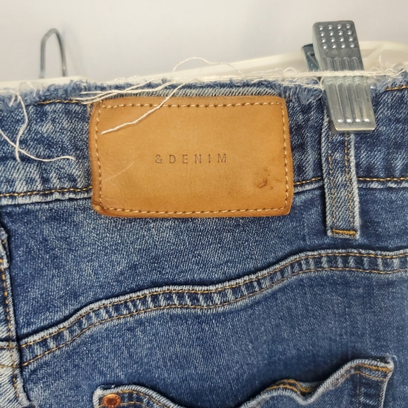 Pre-Loved Women H&M Skinny Ankle Hugh Waisted Blue Denim Jeans Size 25 - Picture 7 of 14